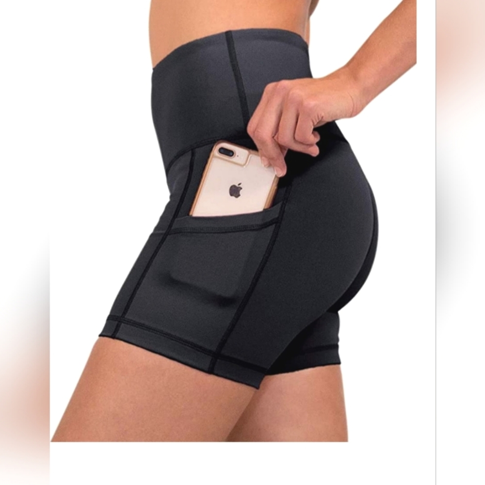 Women's high waisted biker shorts